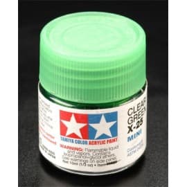 Tamiya Acrylic Mini X-25 Clear Green 1/3 oz