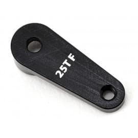 Aluminum Servo Horn (Black) (25T-Futaba/Orion/Savox/ProTek)