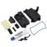 Traxxas Box, receiver (sealed)/ foam pad/ 2.5x8mm CS (4)/ 3x10mm CS (2)