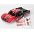 Traxxas BODY 1/16 SLASH RED MARK