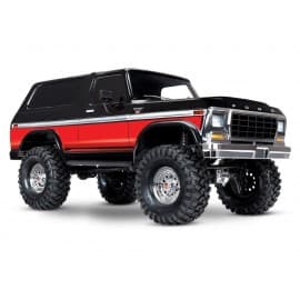 Traxxas TRX-4 1/10 Trail Crawler Truck w/'79 Ford Bronco Red