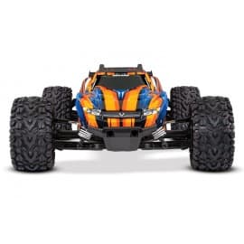 Traxxas Rustler 4X4 VXL 1/10 Brushless Stadium Truck RTR Orange/Blue