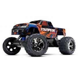 Traxxas Stampede 2WD VXL 1/10 Scale Monster Truck No Battery/Charger Orange