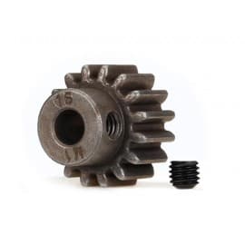Traxxas Hardened Steel Mod 1.0 Pinion Gear w/5mm Bore (16T)