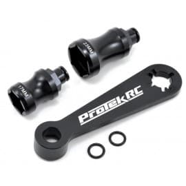 Pro Tek Aluminum Hex Wheel And Flywheel Wrench. 17mm And 23mm