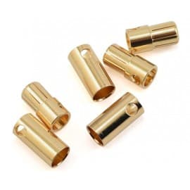 Pro Tek 6.5 Bullet Connector 3 Male/3 Female