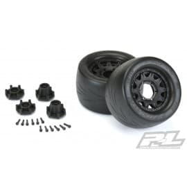 Pro-Line Prime 2.8" Pre-Mounted w/Raid Rear Wheels (2) (Black) (M2)_x005F_x000D_ w/Removable 12mm Hex