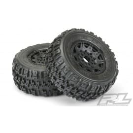 Pro-Line Trencher X SC Tires w/Raid Wheels (2) (Black) (M2)